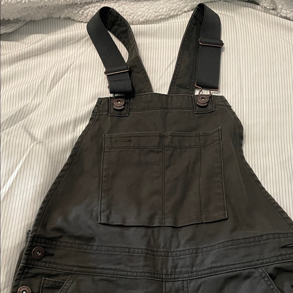 REI Olive Green Jumpsuit with Adjustable Straps